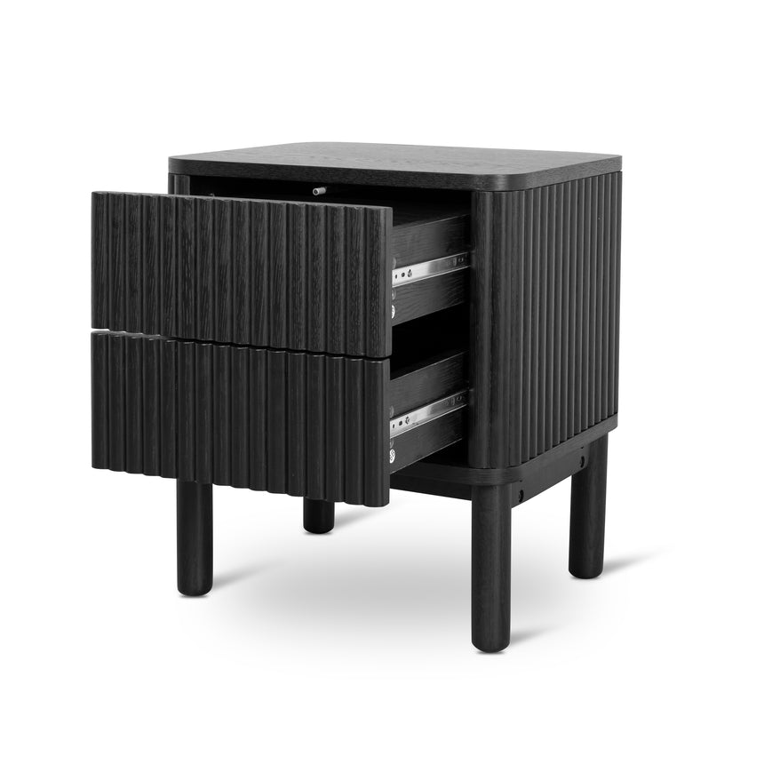 Bedside Table | Full Black | Myka Home - View 2