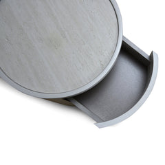 Ex Display - CST8637-IG Bedside Table - Light Grey