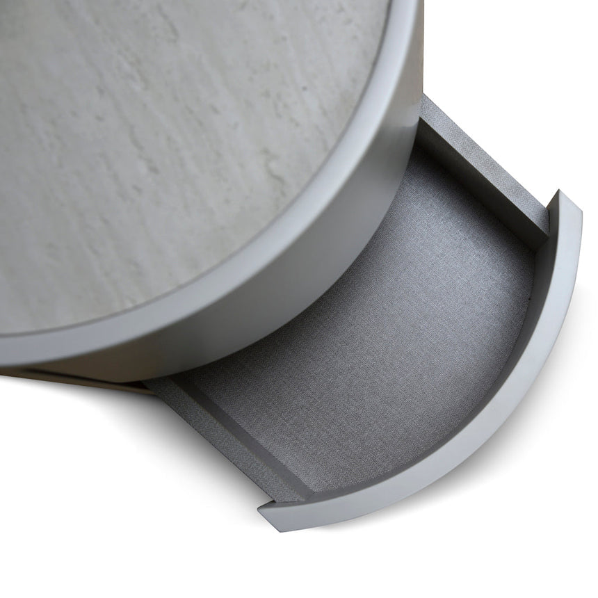 Ex Display - CST8637-IG Bedside Table - Light Grey - View 11