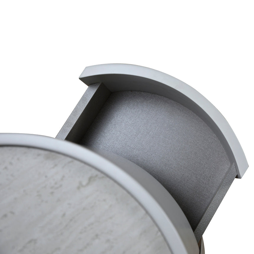 Ex Display - CST8637-IG Bedside Table - Light Grey - View 12