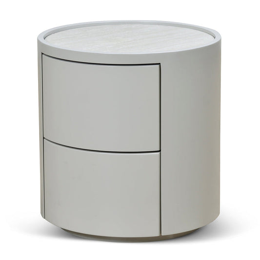 Ex Display - CST8637-IG Bedside Table - Light Grey