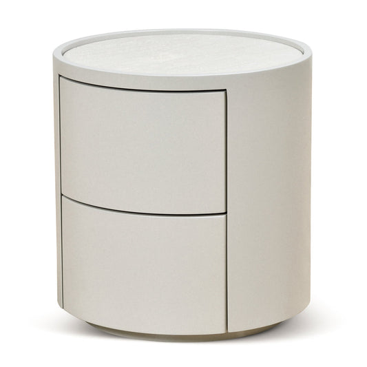 CST8637-IG Bedside Table - Warm Grey