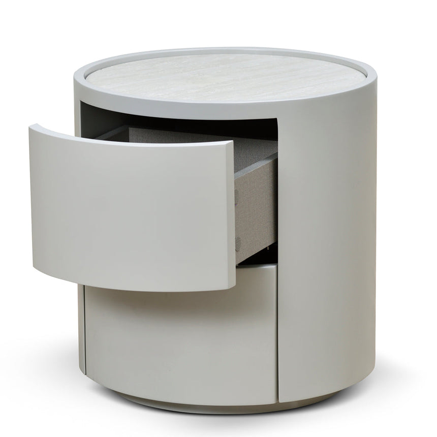 Ex Display - CST8637-IG Bedside Table - Light Grey - View 6