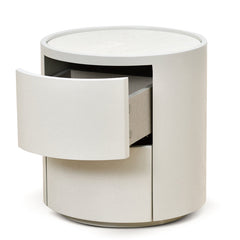 CST8637-IG Bedside Table - Warm Grey
