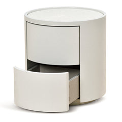 CST8637-IG Bedside Table - Warm Grey