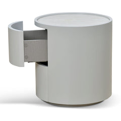 Ex Display - CST8637-IG Bedside Table - Light Grey