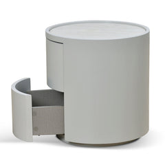 Ex Display - CST8637-IG Bedside Table - Light Grey