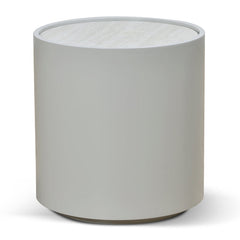 Ex Display - CST8637-IG Bedside Table - Light Grey
