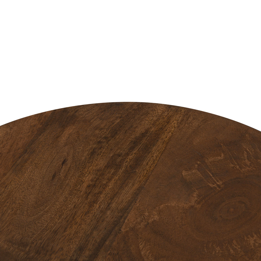 40cm Round Side Table | Walnut | Myka Home - View 8