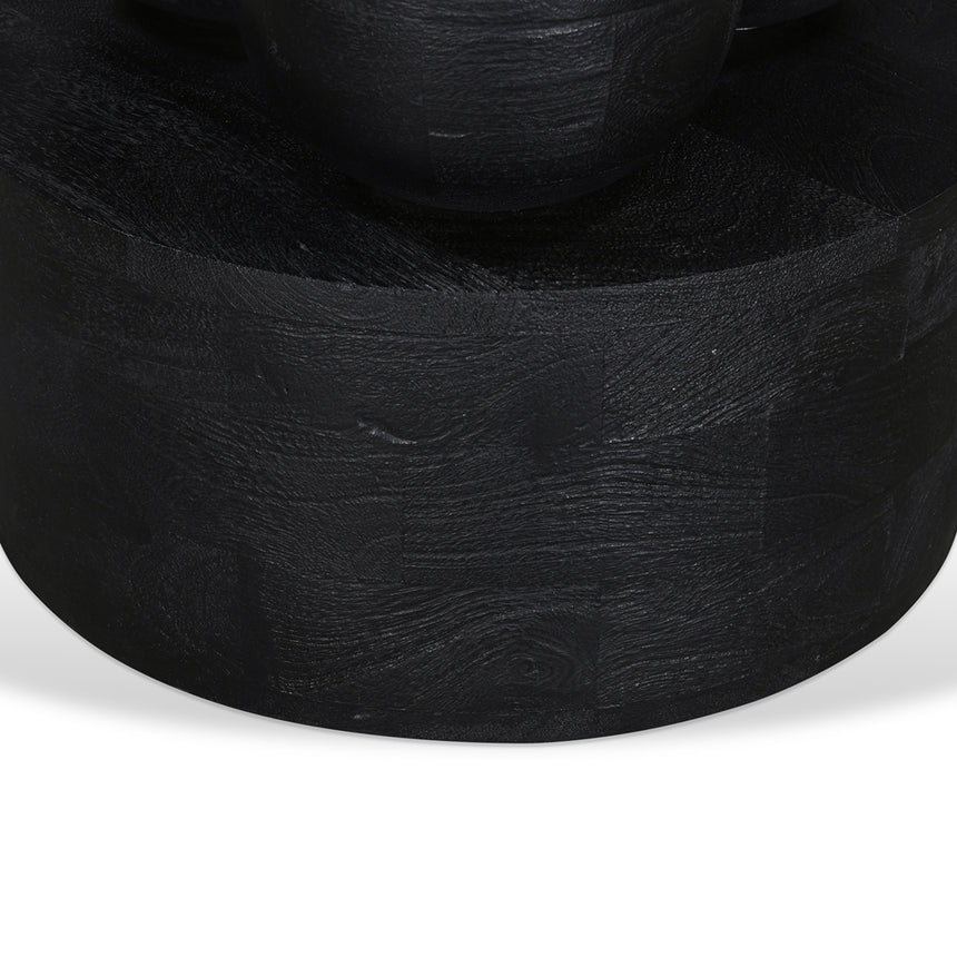 40cm Round Side Table | Black | Myka Home - View 7