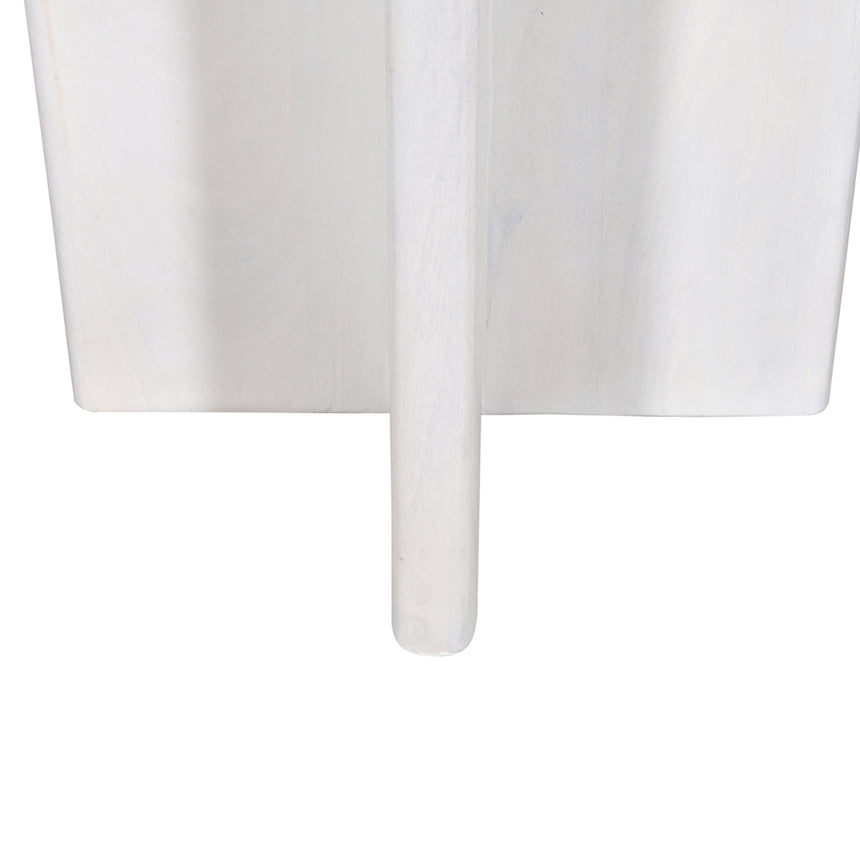 40cm Round Side Table | Cafe White | Myka Home - View 7