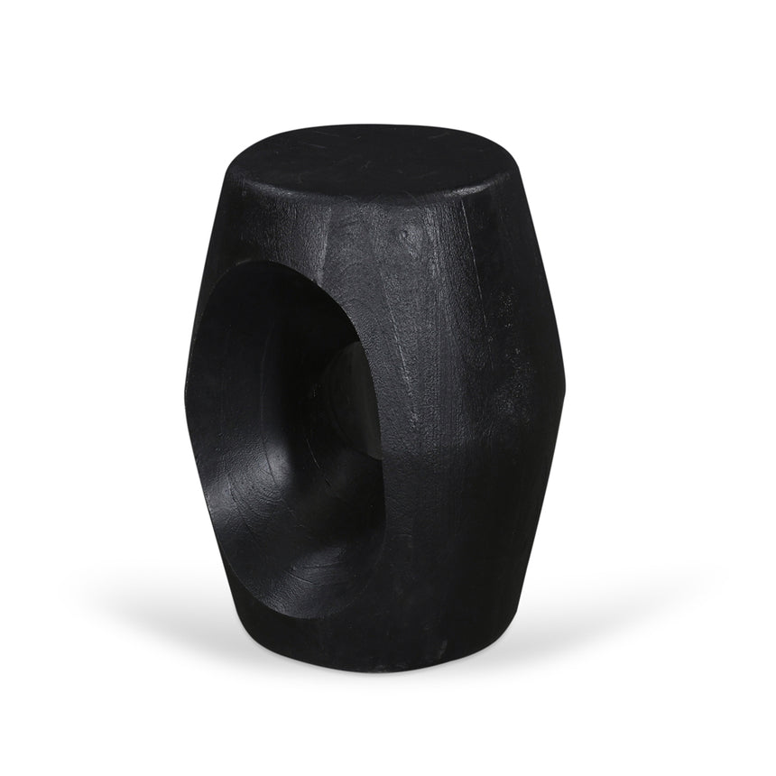 40cm Round Side Table | Full Black | Myka Home - View 5