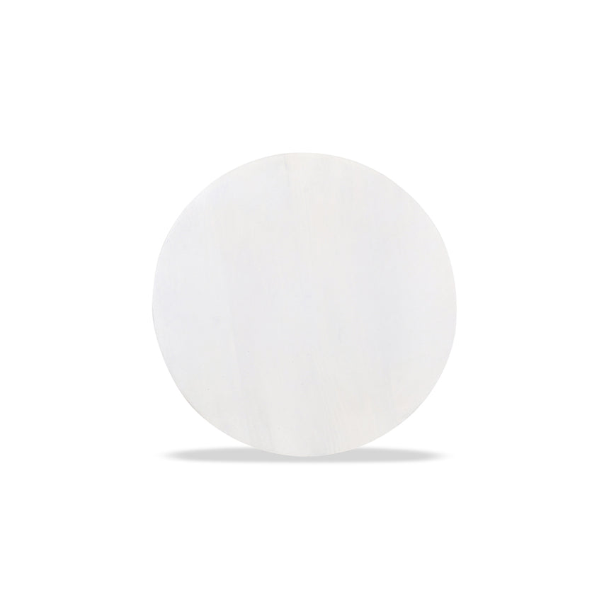 38cm Round Side Table | Cafe White | Myka Home - View 10