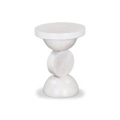 CST8731-RB 38cm Round Side Table - Cafe White
