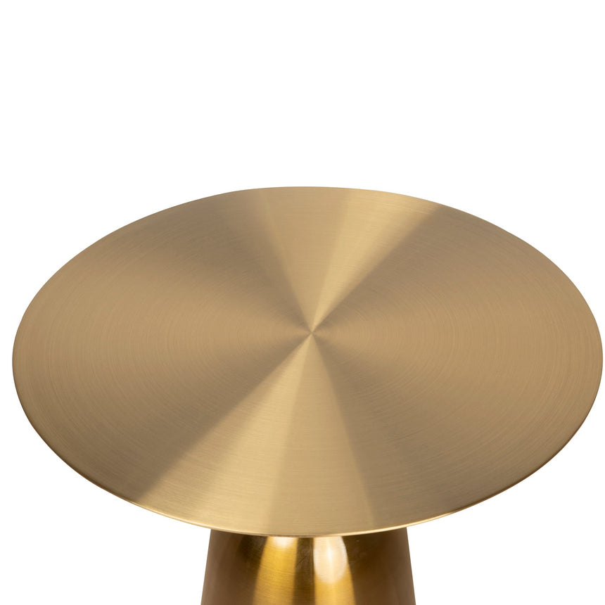 45cm Round Side Table | Gold | Myka Home - View 5