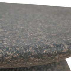 CST8804-NY 42cm Fibre Glass Side Table - Charcoal Latte