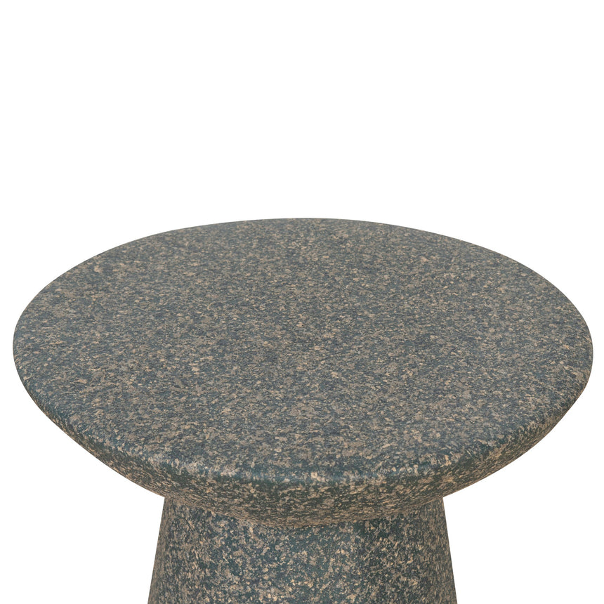 42cm Fibre Glass Side Table | Charcoal Latte | Myka Home - View 4