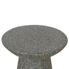 CST8804-NY 42cm Fibre Glass Side Table - Charcoal Latte