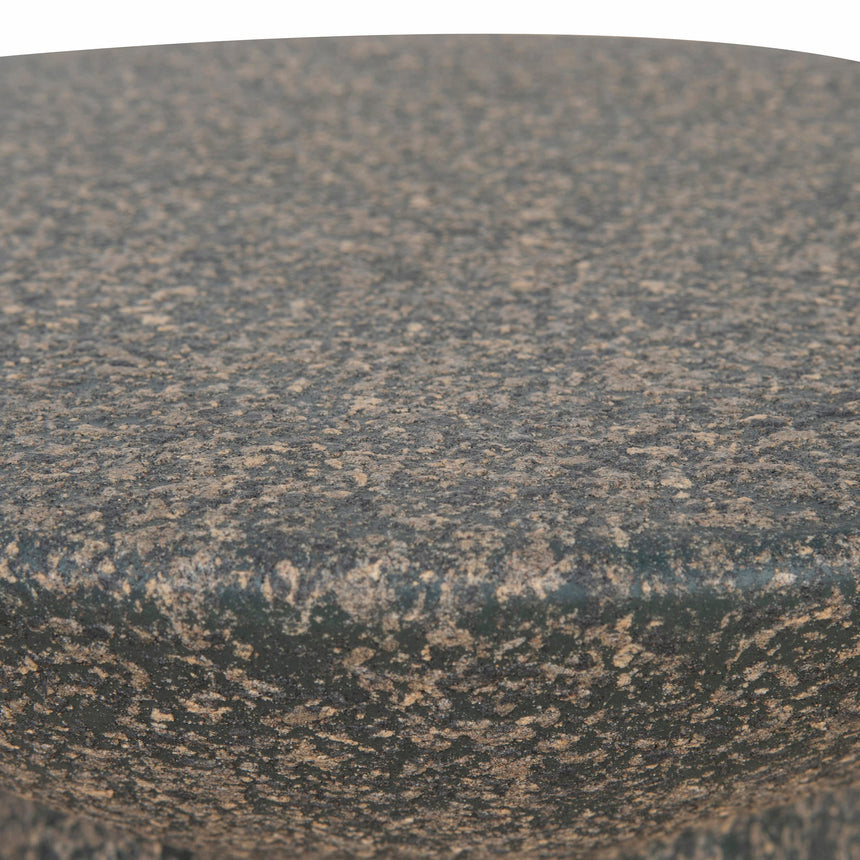 60cm Fibre Glass Side Table | Charcoal Latte | Myka Home - View 5