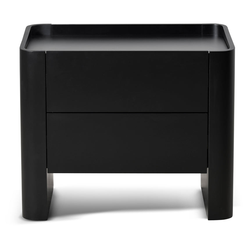 Bedside Table | Matte Black | Myka Home - View 2