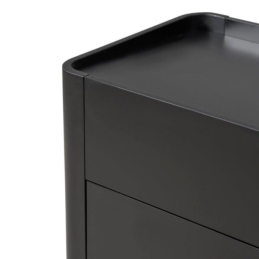 Bedside Table | Matte Black | Myka Home - View 5