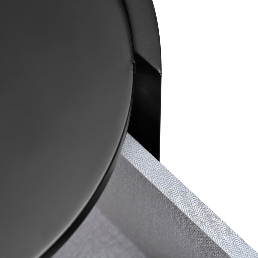 Ex Display - CST8850-IG Bedside Table - Full Matte Black - View 9