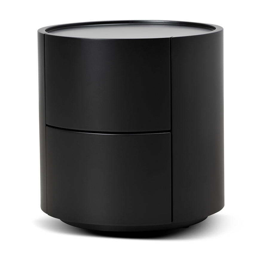 Bedside Table | Full Matte Black | Myka Home