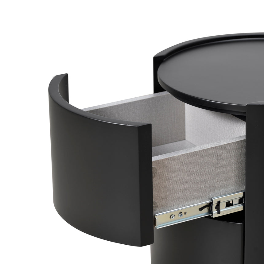 Ex Display - CST8850-IG Bedside Table - Full Matte Black - View 6