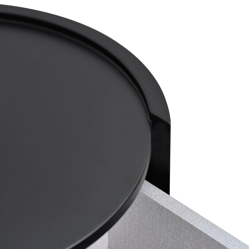 Ex Display - CST8850-IG Bedside Table - Full Matte Black - View 8