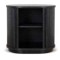55cm Side Table | Full Black | Myka Home