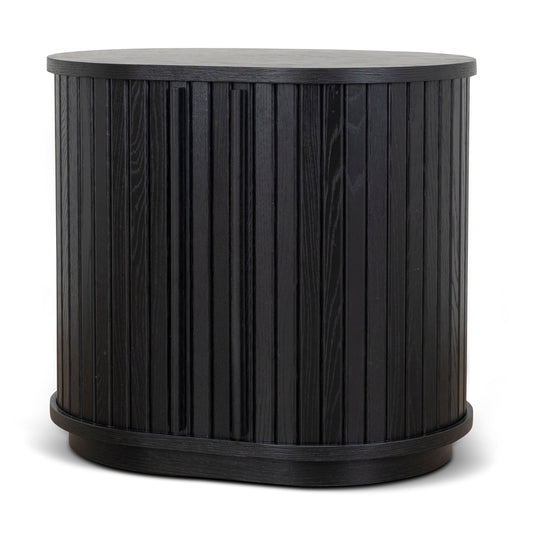 55cm Side Table | Full Black | Myka Home
