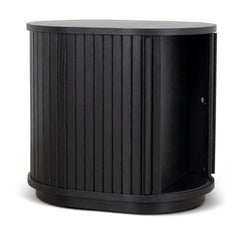 55cm Side Table | Full Black | Myka Home