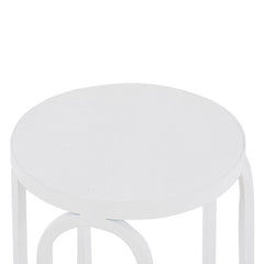 Oak Side Table | Full White | Myka Home