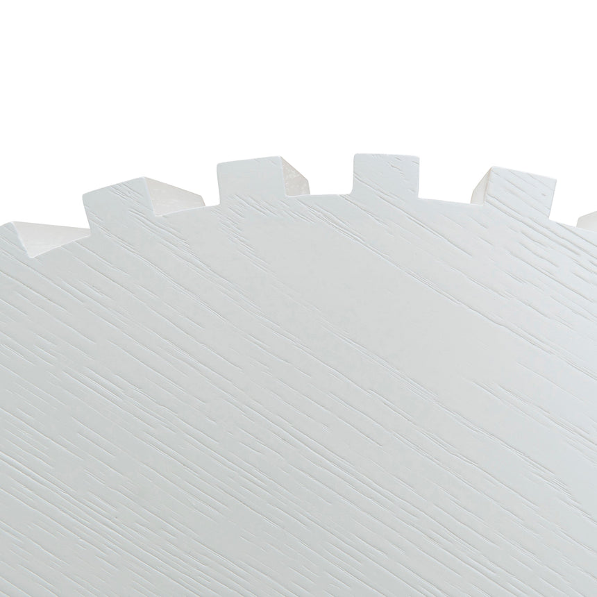 50cm Round Side Table | Full White | Myka Home - View 7
