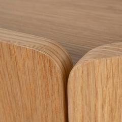 CST8980-CN 60cm Bedside Table - Natural Oak