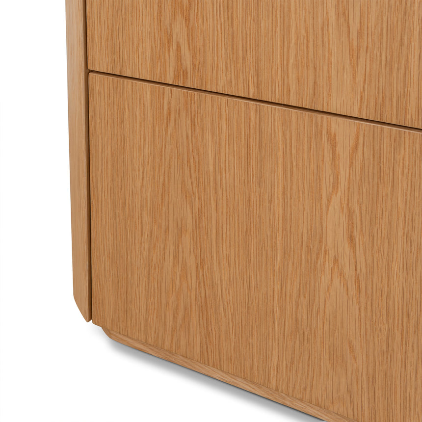 60cm Bedside Table | Natural Oak | Myka Home - View 9