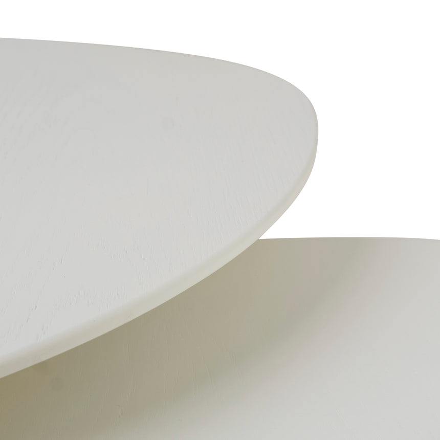Set of 2 - CST8986-KD Side Table - White - View 6