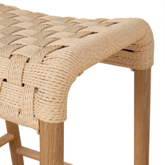 65cm Bar Stool | Natural | Myka Home