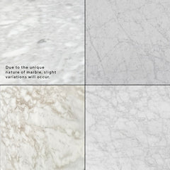 CDT120A Oval 2m Marble Dining Table