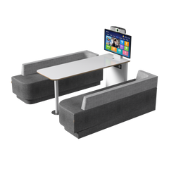 Silent Meeting Pod XL White (4 Person) by Humble Office