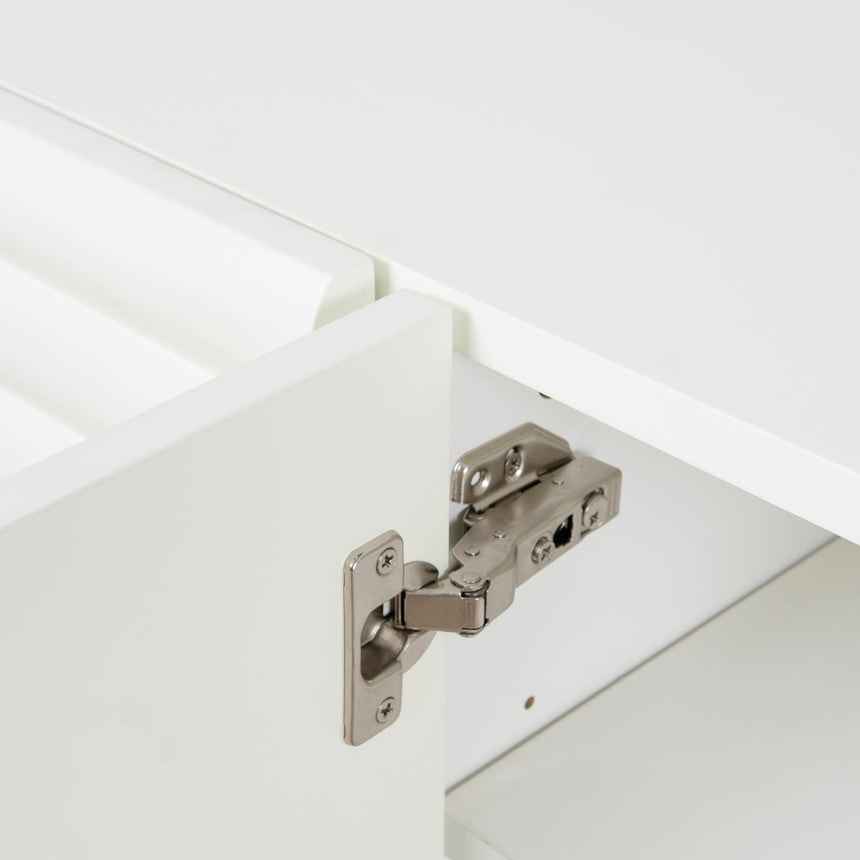 2m TV Entertainment Unit | White | Myka Home - View 17