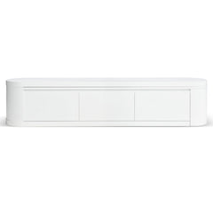 CTV10213-CN Extendable TV Entertainment Unit - Full White Oak