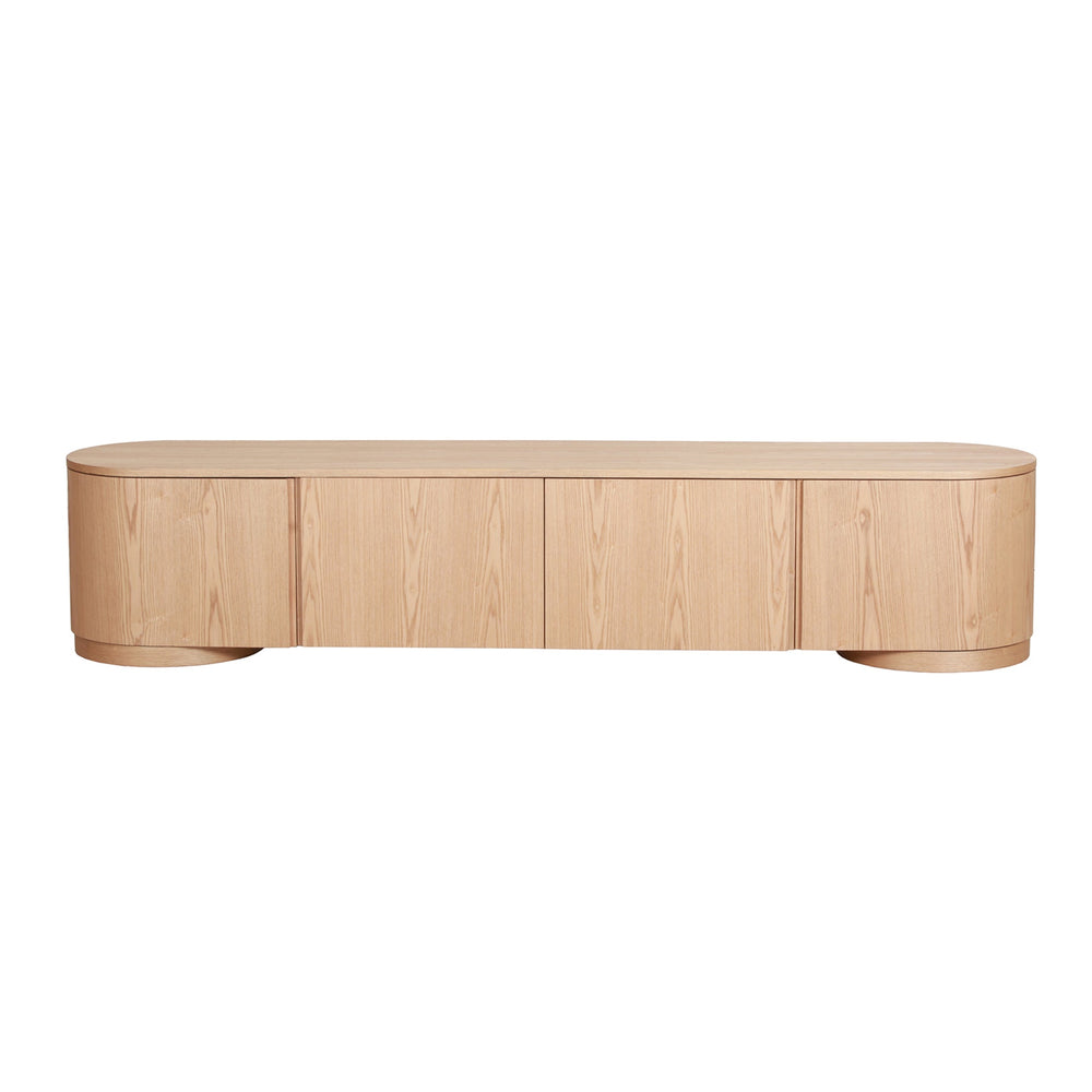 2.2m TV Entertainment Unit | Natural | Myka Home