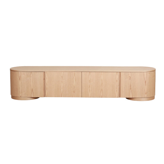 2.2m TV Entertainment Unit | Natural | Myka Home