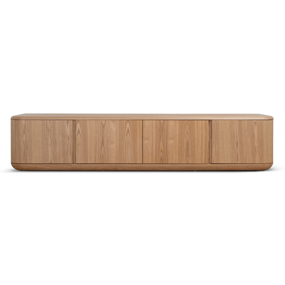 2.2m TV Entertainment Unit | Natural | Myka Home - View 2