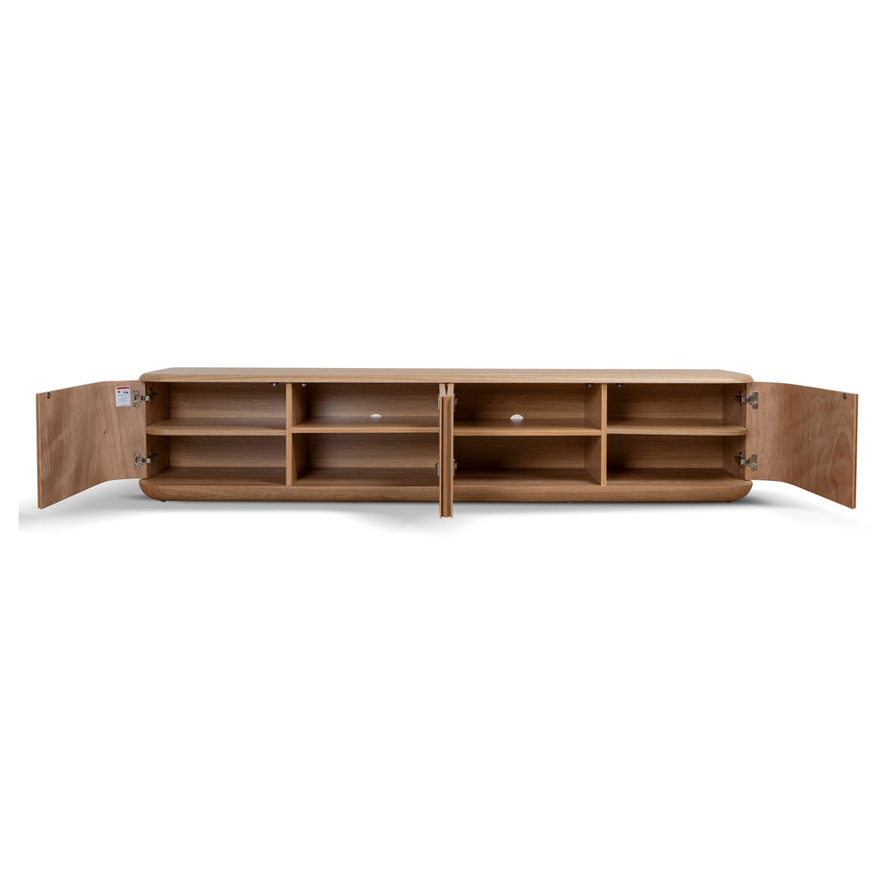 2.2m TV Entertainment Unit | Natural | Myka Home - View 3