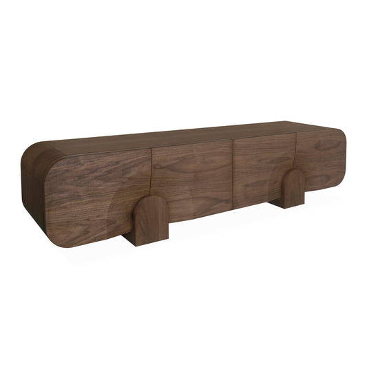 2.2M TV Entertainment Unit | Light Walnut | Myka Home