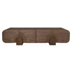 2.2M TV Entertainment Unit | Light Walnut | Myka Home