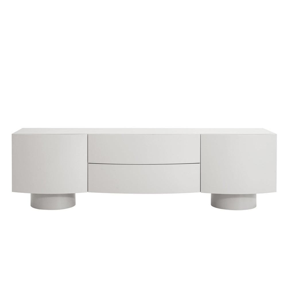 180cm TV Entertainment Unit | Warm Grey | Myka Home - View 2