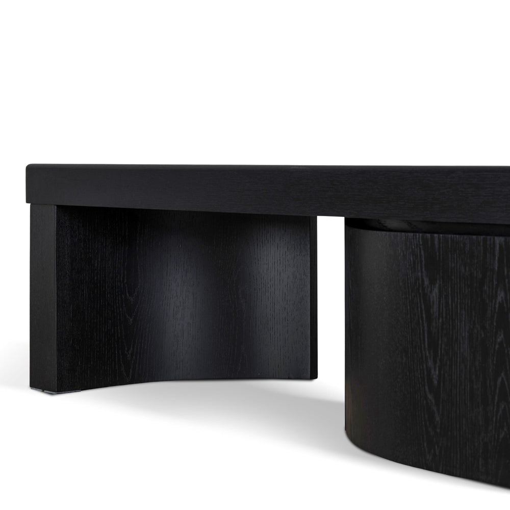 Extendable TV Entertainment Unit | Black Oak | Myka Home - View 5